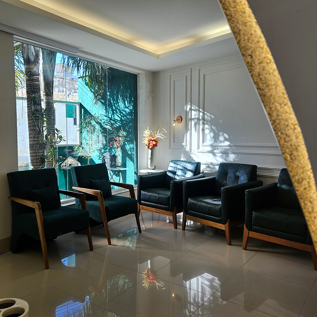 Espaço interno da clínica Revolux